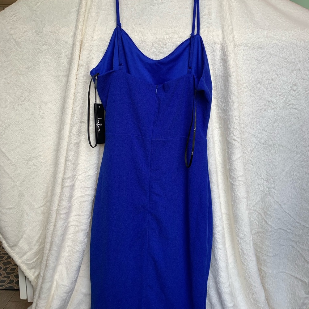 Lulus blue midi dress